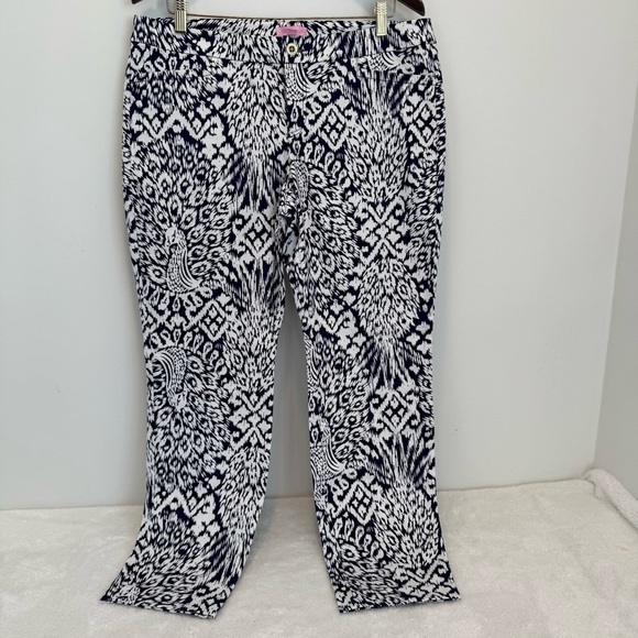 Lilly Pulitzer Kelly Ankle Skinny Pant.size 14 - Picture 1 of 13